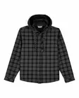 Simms Coldweather Hooded Shacket Wakemup Plaid: Black - Andre jakker - 694264695821 - 2