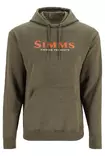 Simms Logo Hoody Military Heather - Hettegensere - 694264661901 - 1