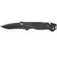 SOG Escape Clip Point Serrated Black - Fällkniver - 729857996631 - 2