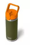 RAMBLER 18 OZ C STRAW BOTTLE OLIVE/KCO - Termosflasker og -krus - 888830642191 - 2