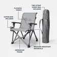 Yeti Trailhead Camp Chair Charcoal - Andre produkter - 888830304501 - 10