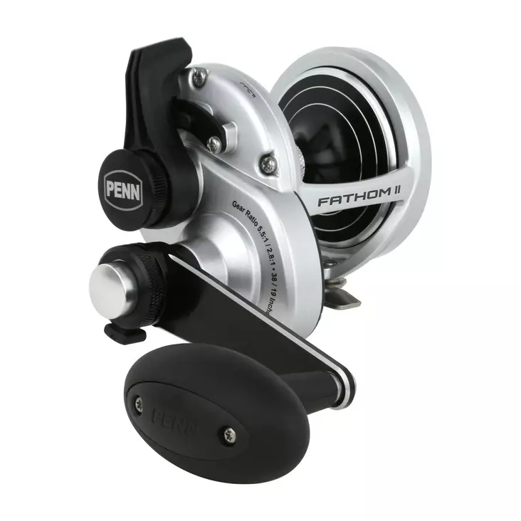 Penn Fathom II LD 2-Speed 15 - Trolling- & spakbremsesneller - 031324060081 - 1