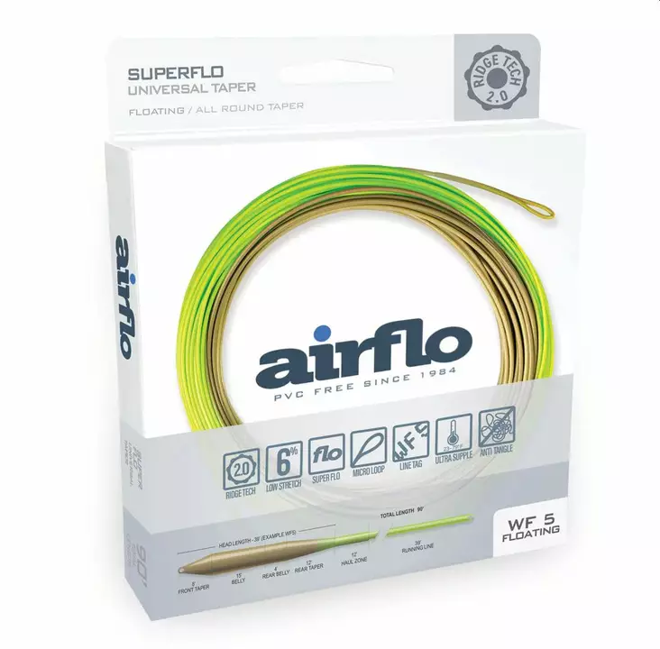 Airflo Superflo Ridge 2.0 Universal Taper - Flytteliner - 614910117101 - 1