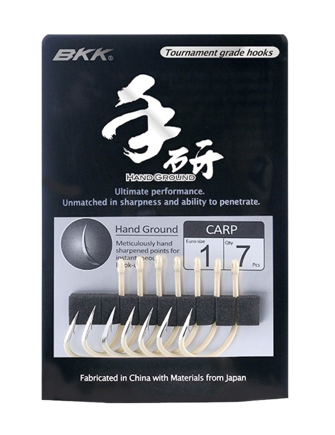 BKK CARP HOOK Hand Ground #4 7pcs - Kroker - 6939067097361 - 1