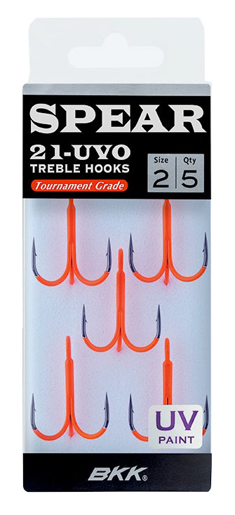 BKK Spear-21 UVO Treble Fl. Orange - Kroker - 6970595283581 - 1