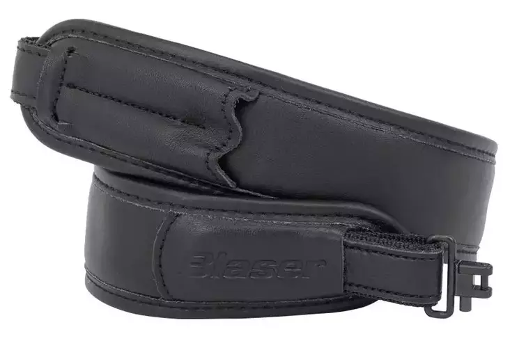 Blaser Leather Gun Sling Black - Våpenremmer - 80410831 - 1