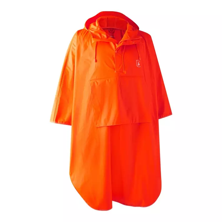 Deerhunter Hurricane Rain Poncho Orange - Herrejakker for jakt - 5702827179321 - 1