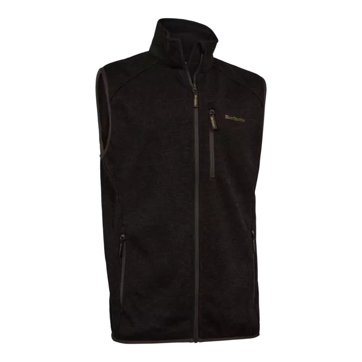 Deerhunter Moor Knitted Waistcoat Brown Leaf - Jakt- og elgvester - 5702827244661 - 1