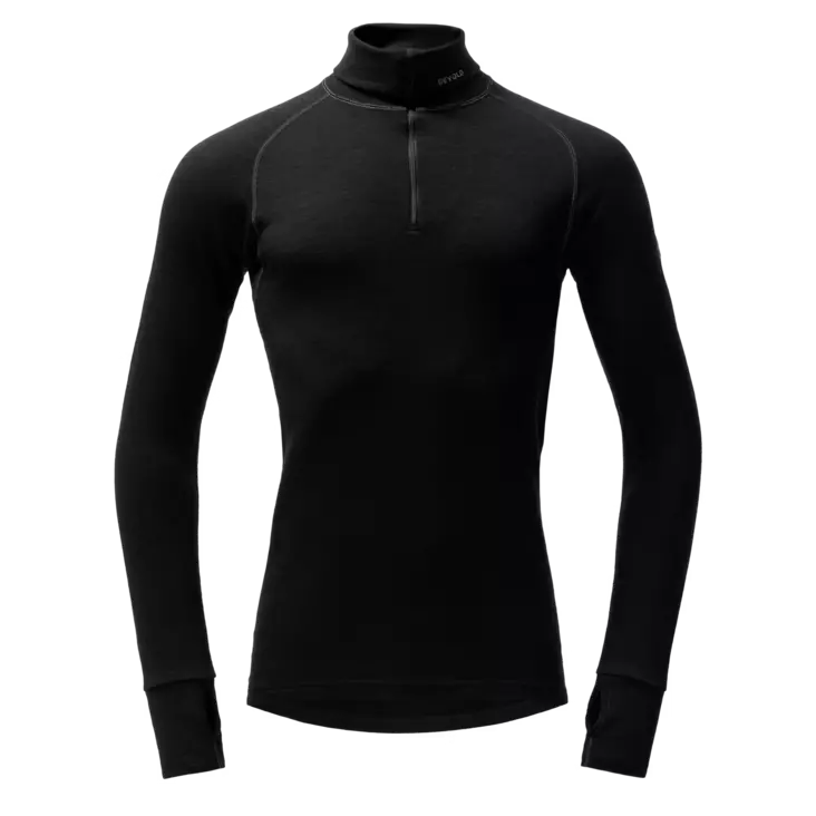 Devold Expedition Merino 235 Zip Neck Men's Black - Undertrøyer - 7028567100431 - 2