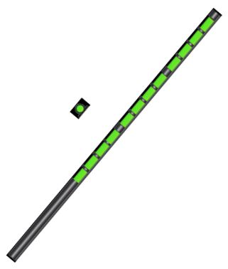 EasyHit Sport Shooting Bead 2,5mm Green - Fibersikten - 6220200001 - 1