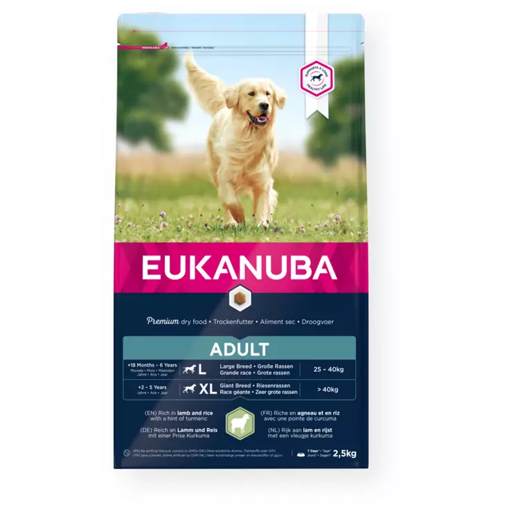 Eukanuba Dog Lamb & Rice Large - Eukanuba hundefôr - 8710255121161 - 1