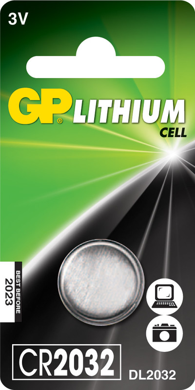 GP Lithium 3V CR2032 - Batterier og powerbanker - 4891199003721 - 1