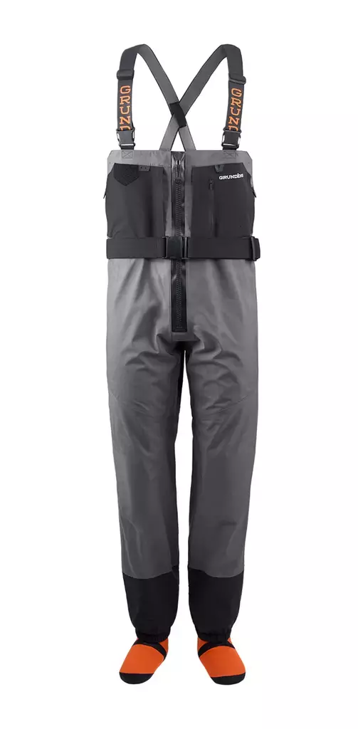 Grundens Men's Vector Zip Stockingfoot Wader Anchor - Vadere - 0840316333801 - 1