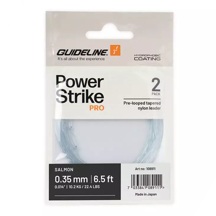 Guideline Power Strike PRO Salmon 6,5ft - Avsmalnende Nylon-fortommer - 7033841089111 - 1