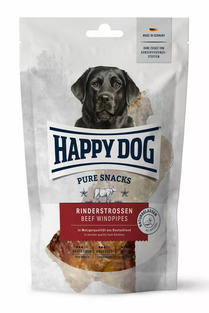 Happy Dog Beef Windpipes 250g - Tørkede dyredeler - 60891 - 1