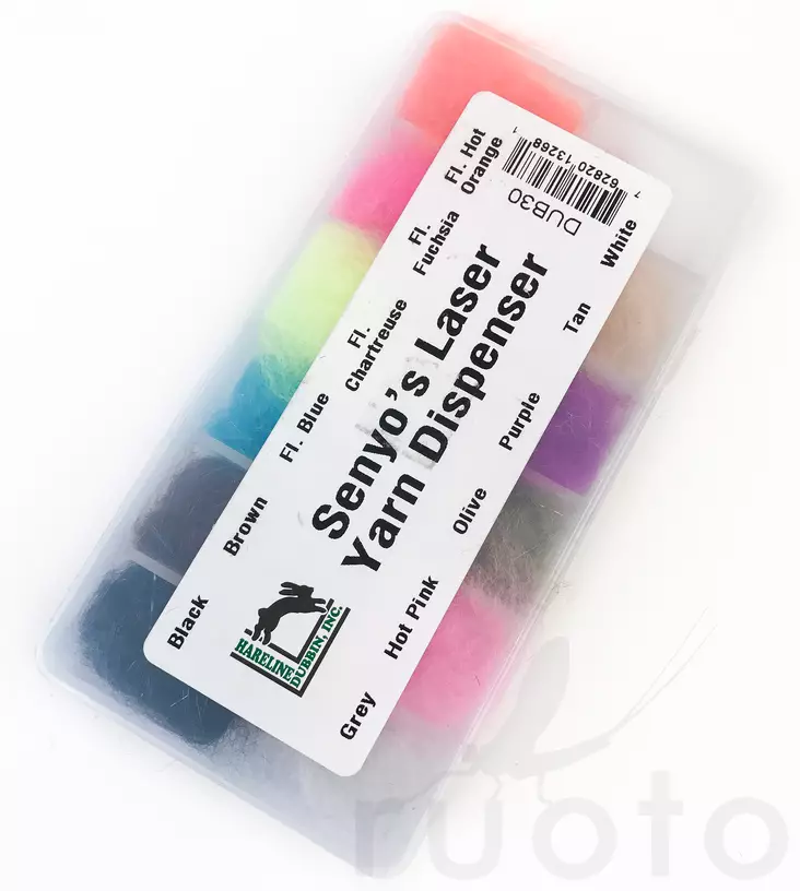 Hareline Senyo's Laser Dub Dispenser - Dubbing sortimentssett - 762820132681 - 1