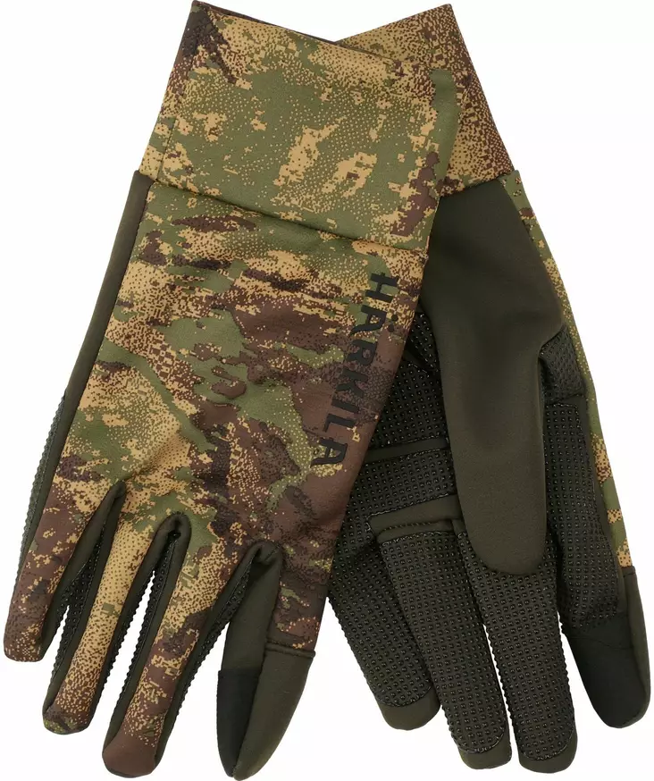 Härkila Deer Stalker Camo Fleece Gloves - Jegerhansker - 5707335500261 - 1