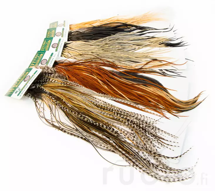 Whiting Hebert Dry Fly Half Saddle Bronz - Tørrflueknokler og -salter - 40350100011 - 1