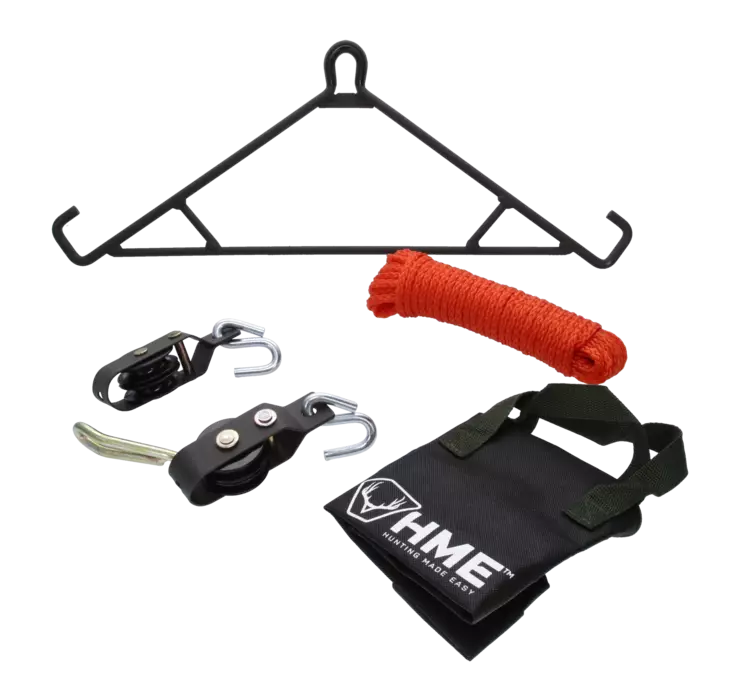 HME Winch 4:1 With Game Hanging Gambrel - Ulike jaktprodukter - 830636002051 - 1