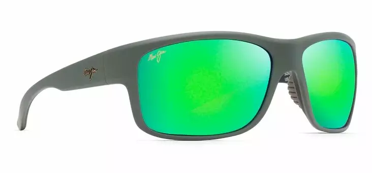 Maui Jim Southern Cross - Matte Khaki Frame with Green Mirror Lens - Glasslinser - 603429056971 - 1