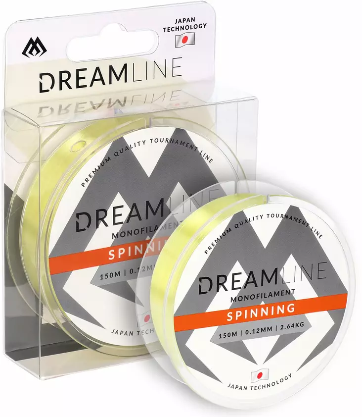 Mikado Dreamline 0,12mm 150m Yellow - Nylonliner - 5900637016151 - 1
