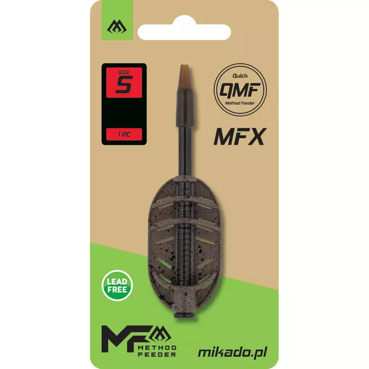 Mikado Method Feeder MFX Q.M.F. S 1 pcs - Flate & hybrid method feedere - 5900637157281 - 1