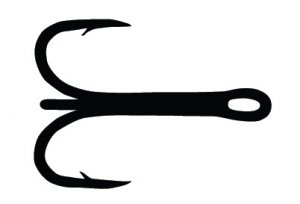 Partridge Salar Tube Treble Black - Turbofluekroker - 5060019489611 - 2