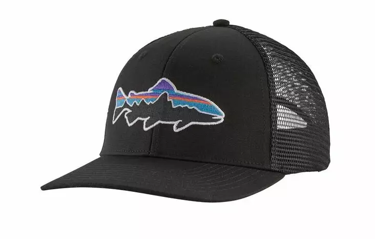 Patagonia Fitz Roy Trout Trucker Black - Lastebilsjåfører - 192964419261 - 2
