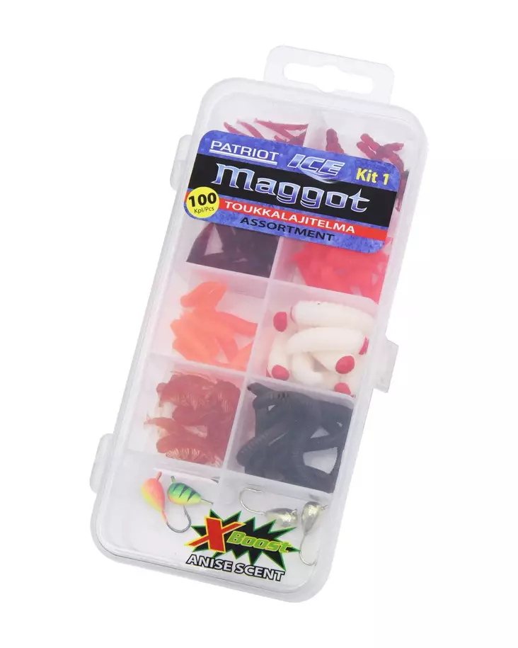 Patriot Ice Maggot toukkalajitelma - Isfiskejigger og jigghoder - 6417512540971 - 1
