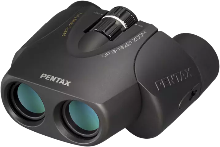 Pentax Binoculars UP 8-16x21 black w/case - Tradisjonelle kikkert - 027075288881 - 1