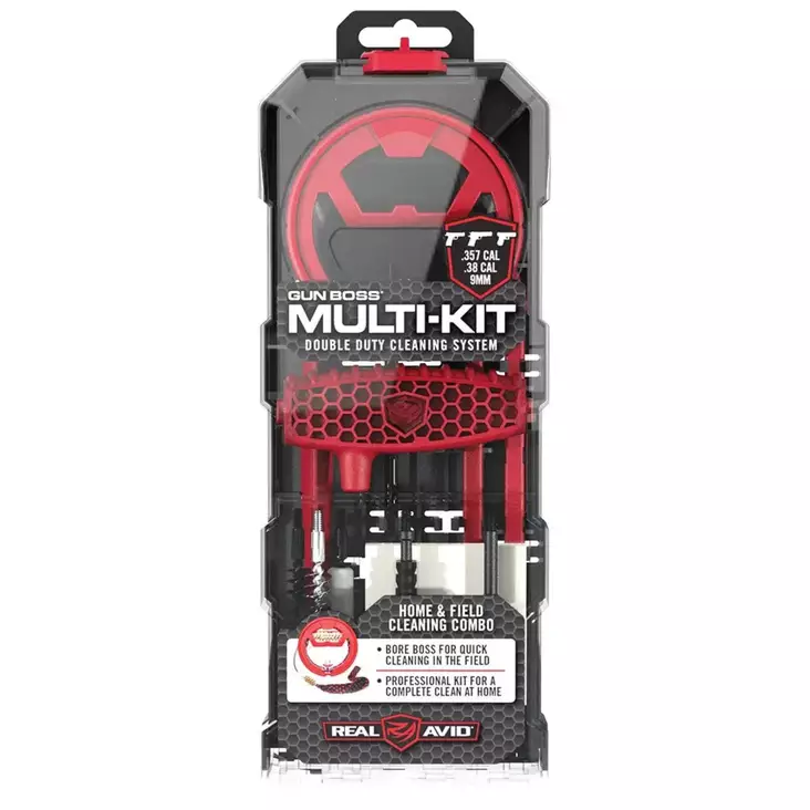 Real Avid Gun Boss Multi Kit 9mm Handgun - Våpenrengjøringssett - 71-000102 - 1