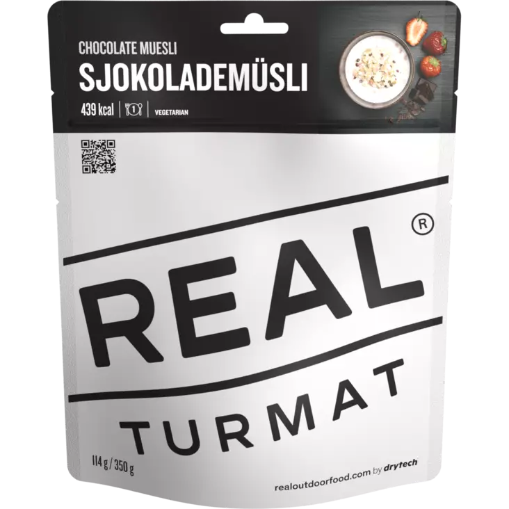 Real Turmat Chocolate Muesli - Campingmatte - 7036489060511 - 2