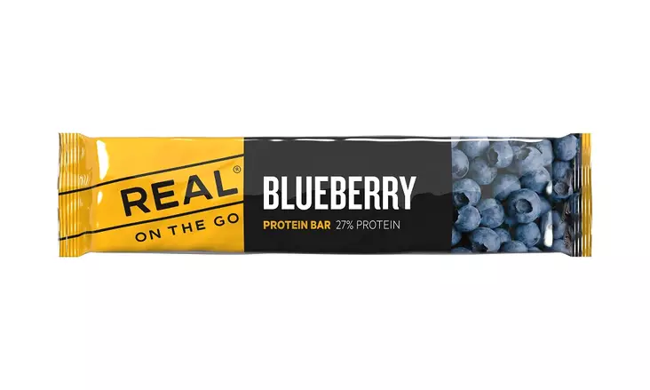 Real Turmat Proteinbar blueb.& blackb. - Campingmatte - 7036480092801 - 2