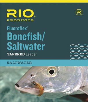 Rio Fluoroflex Bonefish/Saltwater Leader - Avsmalnende Fluorkarbon-fortommer - 730884245111 - 1
