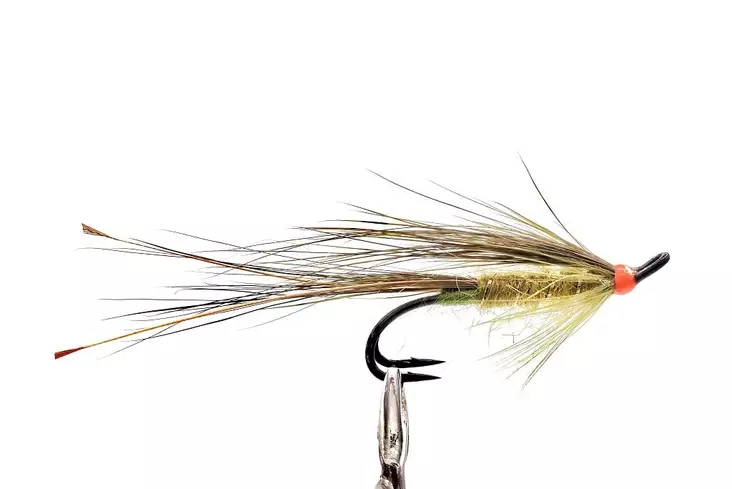 Sarvijaakko Olive Salmon Fly - Dobbeltkrok - 8859202531261 - 1