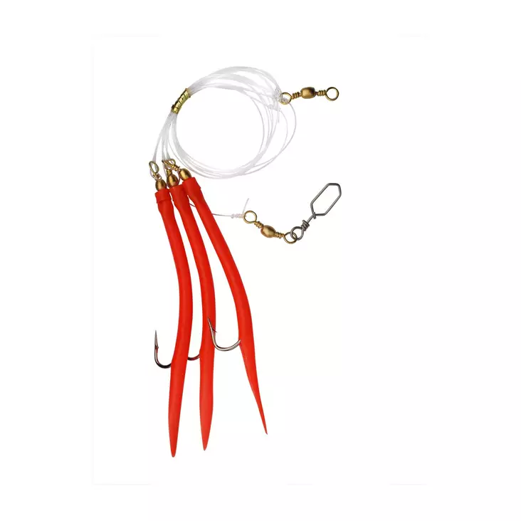 Shakespeare Gummi Makk Rig 5/0 Red - Sabiki & makrellsøk - 043388131881 - 1