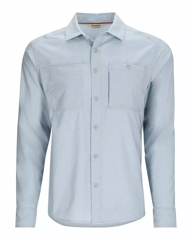 Simms Challenger Shirt Steel Blue - Skjorter - 694264640111 - 2
