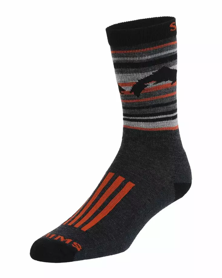 Simms Daily Sock Carbon - Buffs og andre - 694264625101 - 2