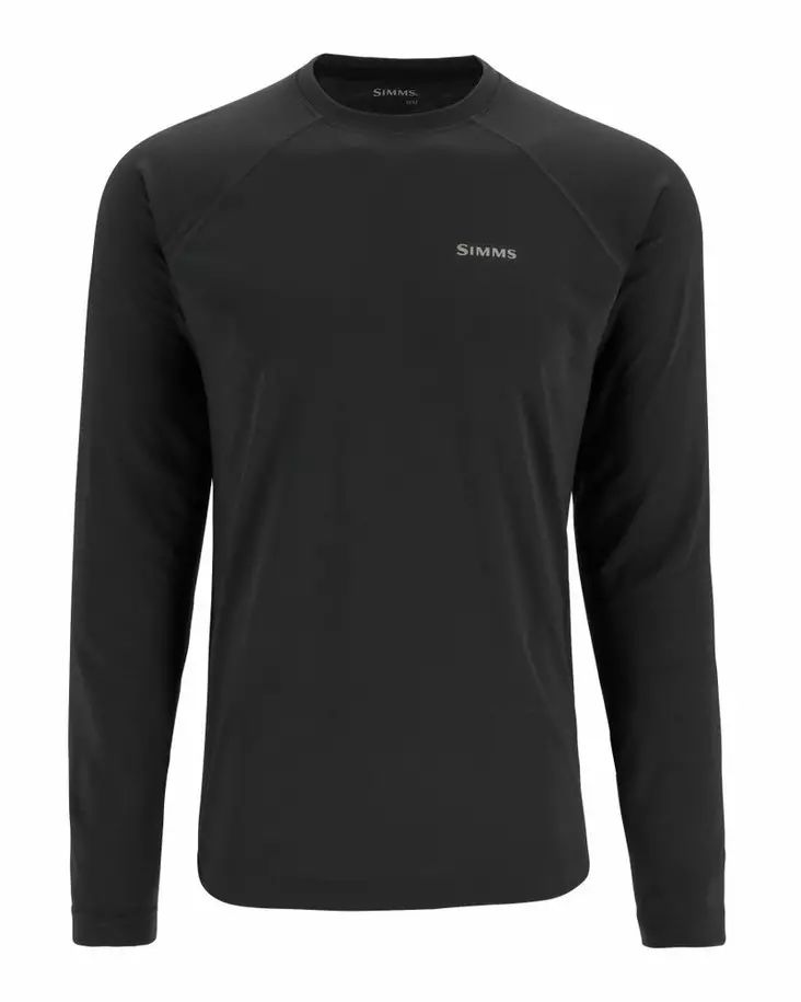 Simms Lightweight Baselayer Top Carbon - Undertrøyer - 694264655481 - 2