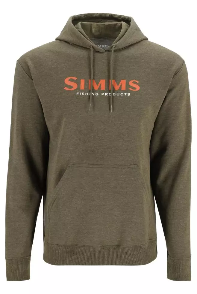 Simms Logo Hoody Military Heather - Hettegensere - 694264661901 - 1