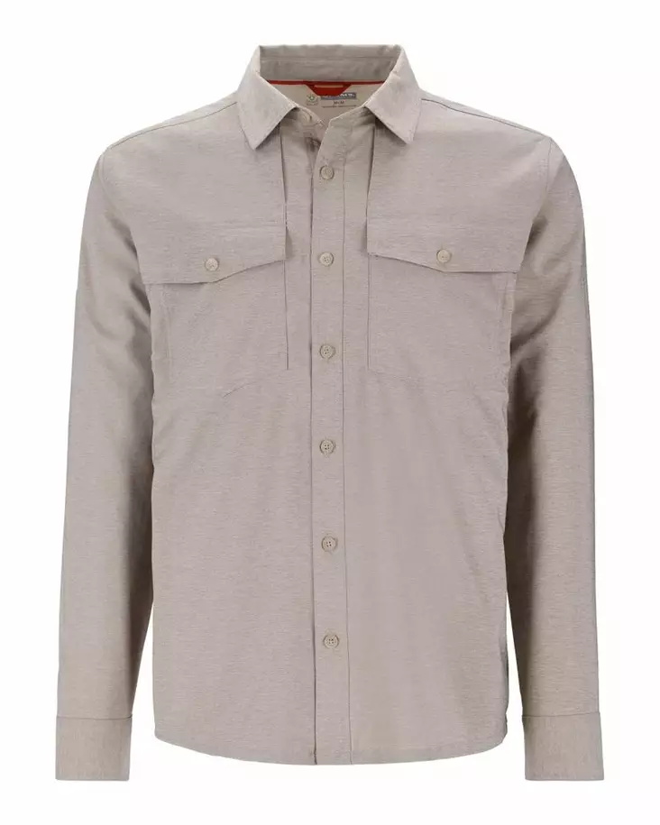 Simms No-See-Um Bugstopper Shirt Dolomite Heather - Skjorter - 694264679821 - 2