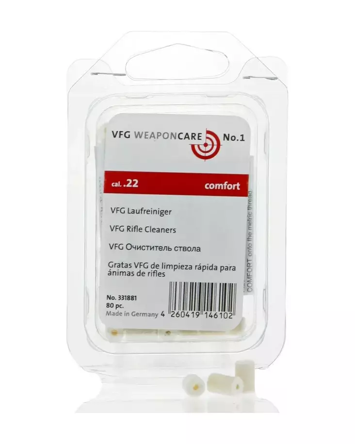 VFG Puhdistustuppo cal.45 30pc - Andre våpenvedlikeholdsprodukter - 4260419146881 - 1