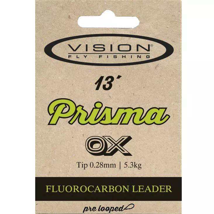Vision Prisma Fluorocarbon Leader 13' - Avsmalnende Fluorkarbon-fortommer - 6417512838641 - 1