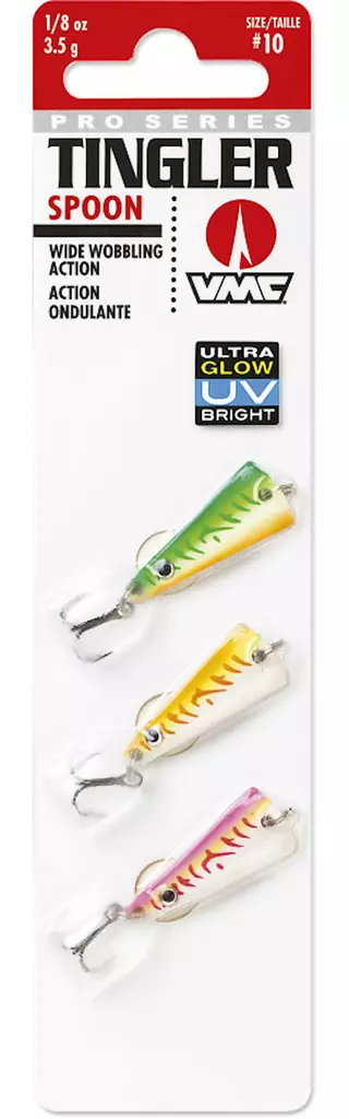 VMC Tingler Spoon Glow UV Kit - Røyeblinkene - 043193130451 - 1