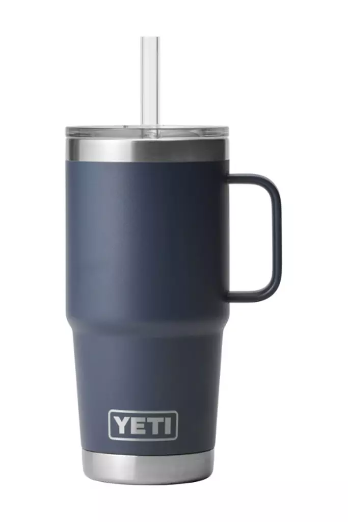 Yeti Rambler 25 Oz Straw Mug Navy - Termosflasker og -krus - 888830306741 - 1
