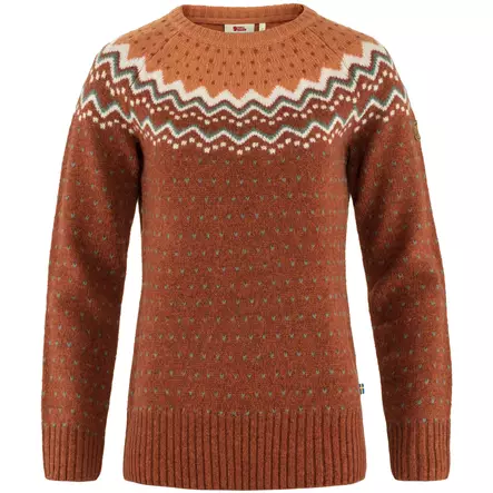 Fjällräven Övik Knit Sweater W Autumn Leaf-Desert Brown - Skjorter - 7323450800222 - 1