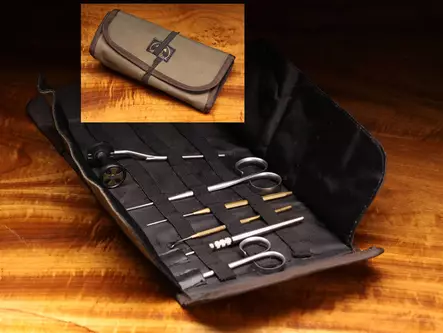 Hareline Roll Up Tying Tool Pouch -kuljetuspussi - Andre verktøy - 762820153662 - 2