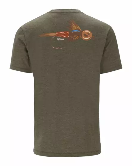 Simms Let It Fly T-Shirt Military Heather - T-skjorter herre - 694264678862 - 2