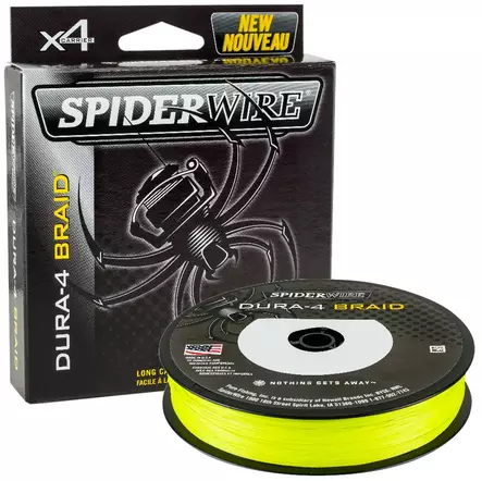 SpiderWire Dura-4 Braid Hi-Vis Yellow - Flätlinor - 022021638192 - 1