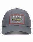 Simms Single Haul Cap Gunmetal Trout - Caps - 694264669082 - 1